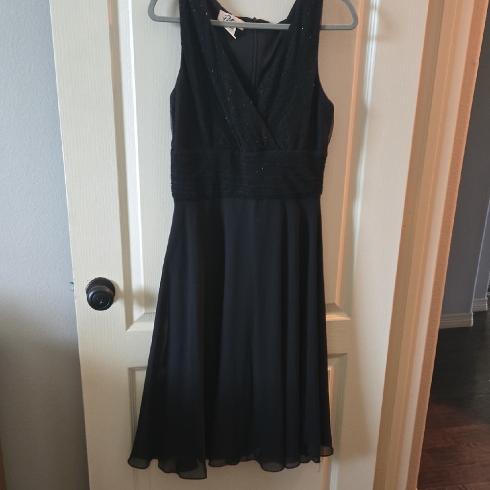 Patra Black Sleeveless Mini Dress